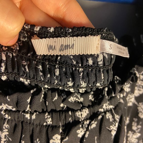 Francesca's Mi Ami Black Babydoll Top - Picture 3 of 3